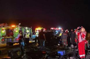 El accidente se registró a la altura del km 9 de la autopista Lerma Tres Marías