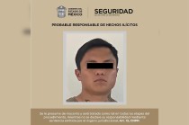 Los oficiales detuvieron a Leonardo “N” de 23 años de edad, quien fue trasladado ante la Agencia del Ministerio Público correspondiente. 