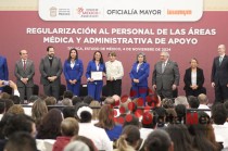 Con lágrimas en los ojos, Gómez Álvarez señaló que además de ser un acto de justicia laboral, esta basificación se traduce en un agradecimiento para el personal de este instituto de salud