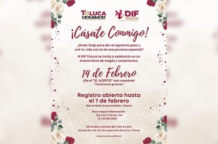 Bodas comunitarias este 14 de Febrero