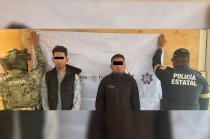 Benjamín “N” y Carlos “N”, ambos de 23 años, intentaron evadir a los policías durante un operativo en la colonia El Salado.