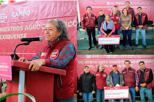 También se rehabilitan 13 km de drenes y canales para prevenir futuras afectaciones.