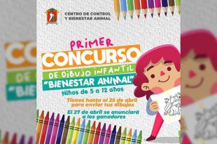 Concurso de dibujo infantil por el bienestar de mascotas.