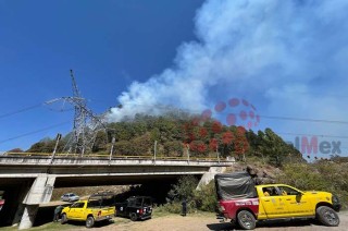 Brigadistas de Probosque, junto con voluntarios del municipio vecino de Valle de Bravo, ya se encuentran en la zona para evaluar el terreno.