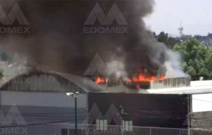 Se incendia bodega de madera en #Ecatepec