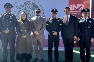 Durante la conmemoración del Día de la Bandera, Yoselin Mendoza reafirmó su compromiso con la transparencia, el combate a la corrupción y acciones en favor de mujeres, salud, educación y seguridad pública.