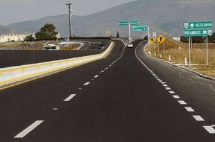 La autopista Pirámides-Ecatepec de 22 kilómetros de longitud es operada por la concesionaria PINFRA 