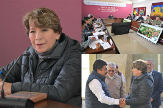  En la Mesa de Paz, encabezada por Delfina Gómez, autoridades refrendaron el compromiso interinstitucional por la seguridad y prevención del delito.