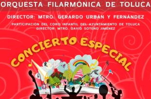 El concierto será este sábado 30 de abril en el Centro Cultural Toluca, a las 13:00 horas.