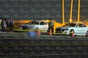 Lorena, de 20 años, murió atropellada sobre la carretera Toluca-Zitácuaro.