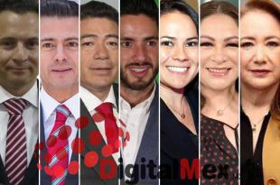 Emilio Lozoya, Enrique Peña, Miguel Sámano, José Couttolenc, Alejandra del Moral, Myrna García Morón, Yasmín Esquivel Mossa