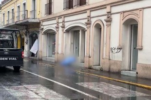 El suceso ocurrió la mañana de este miércoles sobre la avenida Ignacio López Rayón, entre Independencia y Sebastián Lerdo de Tejada.