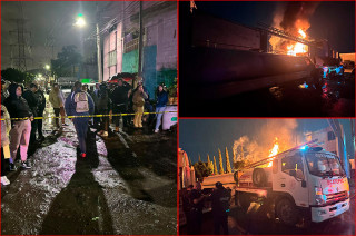 #Video: Arde fábrica de químicos en #Ecatepec y evacúan a 50 vecinos