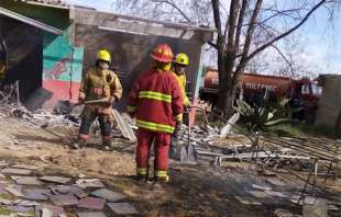 Esta mañana se registró la explosión de un taller de pirotecnia en la zona de polvorines La Saucera