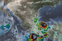 Se forma la tormenta tropical “Raymond” frente a las costas de Guerrero.