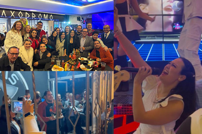 El gremio periodístico del Estado de México celebró la unión y alegría de la temporada navideña con ponche, velitas y un programa musical en Hachas House.