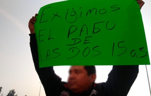 Protestas de policías en Naucalpan y Tlalnepantla, por mejor salario