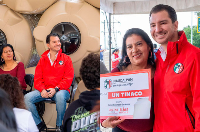 Video: Elías Rescala entrega tinacos a familias de Los Remedios en Naucalpan