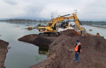 Lluvia dificulta reparar ramal #Mixquic dañado por el sismo