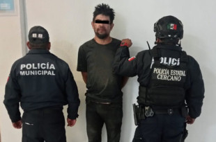 Pobladores retuvieron y agredieron al sospechoso, luego de que este despojar de dinero en efectivo a dos personas.