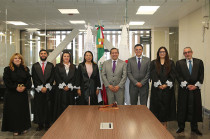 Integrantes del del Tribunal de Disciplina Judicial.