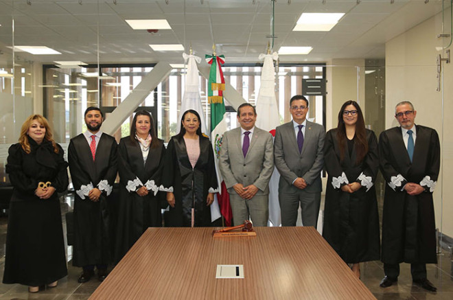Integrantes del del Tribunal de Disciplina Judicial.