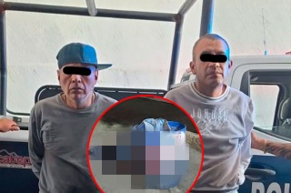 Los detenidos dijeron llamarse Miguel Ángel “N” y Agustín “N”