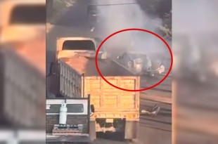 #Video: Captan en video aparatoso accidente en la Toluca-Palmillas