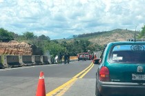 En el lugar se encuentran autoridades de Protección Civil