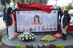 Se colocó en el municipio de Tlalnepantla un memorial a Daniela Mabel