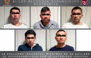 Colombianos atracaban con violencia casas, negocios y a transportistas en Naucalpan