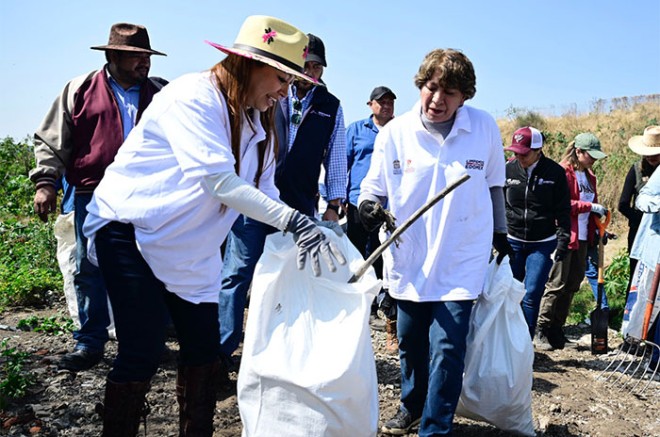 A través de la campaña “Limpiemos Nuestro EdoMéx” se han retirado mil 810 toneladas de basura y 15 mil llantas abandonadas
