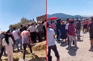 #Video: Elección de delegados en #Temoaya termina en pelea campal