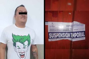 El hombre fue detenido por policías municipales de Naucalpan y presentado ante la Fiscalía General de Justicia del Estado de México.