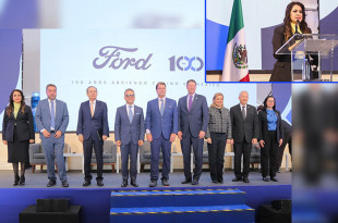 Laura González, titular de la Secretaría de Desarrollo Económico (Sedeco), dio a conocer que en la entidad se ensambló el primer vehículo eléctrico nacional, el Mustang Mach-E.
