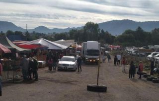 En el sitio se desató un enfrentamiento con policías