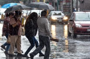 Se producirán fuertes lluvias en la Ciudad de México, Estado de México y Morelos.