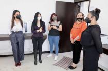 Isabel Sánchez Holguín visitó espacios habilitados por Alerta de Género