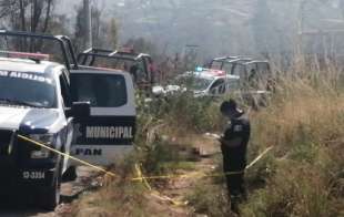 El hallazgo se dio la mañana de este jueves sobre la avenida Los Cipreses, en la colonia Las Ánimas, en la autopista Chamapa-Lechería.