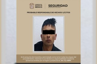 El detenido, también llevaba un tenedor y una llave vehicular que podría haber sido utilizada como arma.