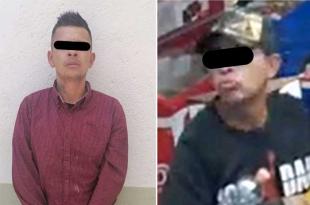 Fue detenido tras asaltar una tienda Oxxo.