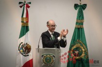 En su mensaje, destacó que la universidad logró liquidar anticipadamente su deuda histórica con el Instituto de Seguridad Social del Estado de México y Municipios (ISSEMyM).