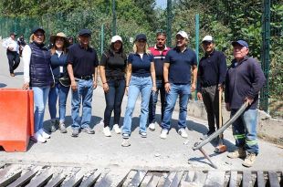 Supervisan obras de servicios públicos y seguridad en Huixquilucan