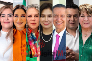 Erika Icela Castillo, Myrna García, Miroslava Carrillo, Palmira Tapia, Jorge Olvera, Miguel Ángel Cruz, Delfina Gómez 