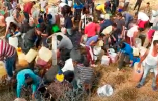 Pánico en Acambay, vecinos rompen ductos de Pemex por desabasto