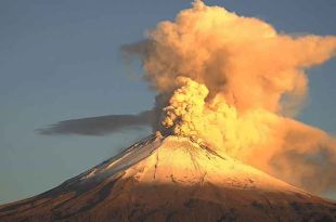 Se reporta caída de ceniza en Valle de Chalco, Amecameca, Atlautla, Ayapango y Tenango del Aire.