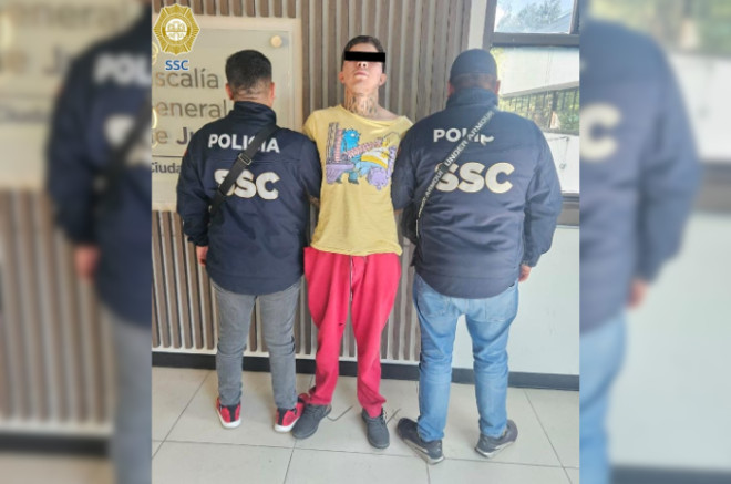 Donovan “N”, fue detenido en la colonia Emiliano Zapata, en Iztapalapa