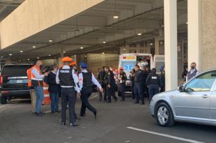 Se registró una balacera en la glorieta de la Terminal 2 del Aeropuerto Internacional de la Ciudad de México (AICM).