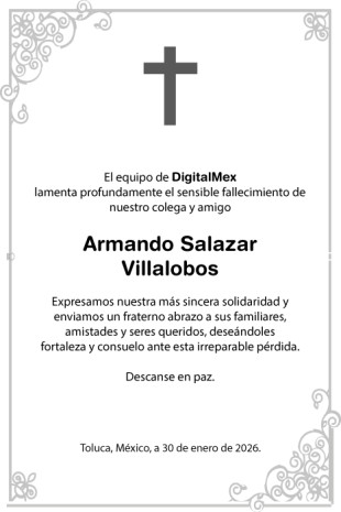 Esquela Armando Salazar Villalobos