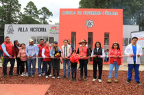 Mario Santana durante la inauguración del Módulo de Seguridad